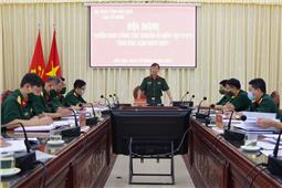 Bộ CHQS tỉnh Bắc Kạn: Triển khai công tác chuẩn bị diễn tập khu vực phòng thủ tỉnh